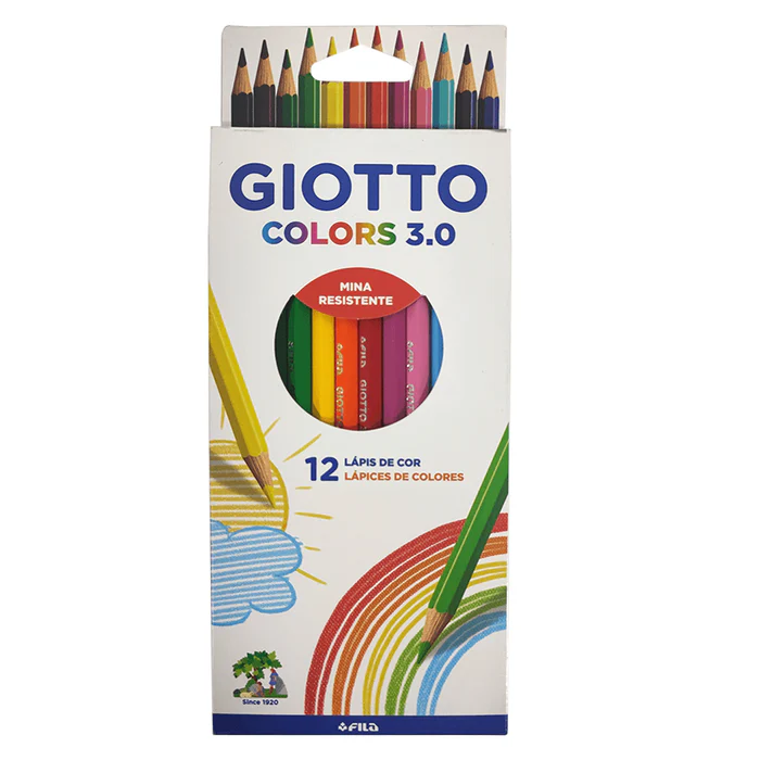 Lapices 12 Colores Giotto - Imagen 1