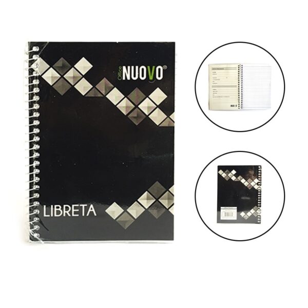 LIBRETA ESPIRAL NUOVO 60 HJS MEDIANA