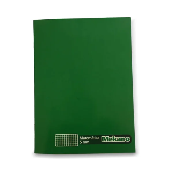 Cuaderno College Liso Matematicas 80 Hojas 5 Mm Mekano