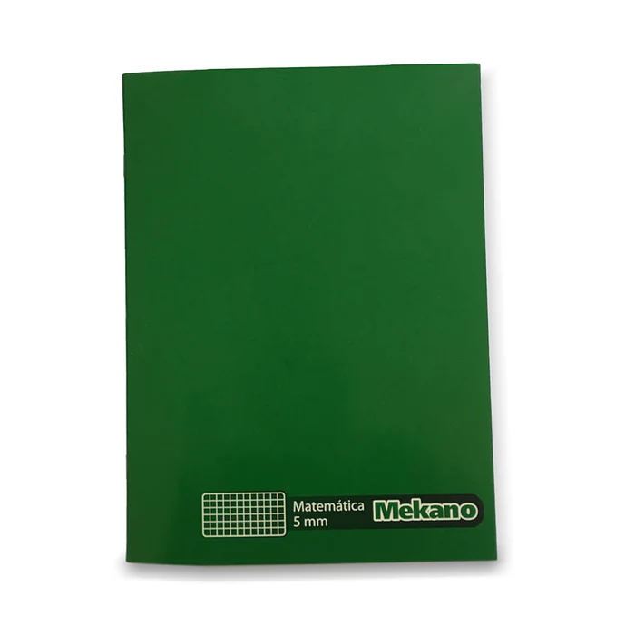 Cuaderno College Liso Matematicas 80 Hojas 5 Mm Mekano - Imagen 1