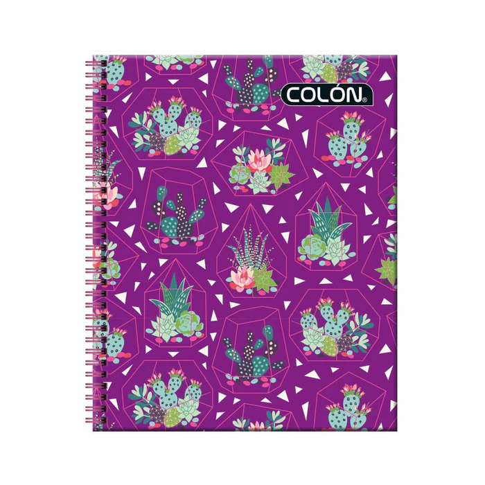Cuaderno Universitario Femenina 100 Hojas 7 Mm Colon - Imagen 1
