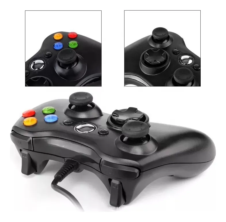 Joystick Mando Control Xbox 360 Pc Cable - Imagen 3
