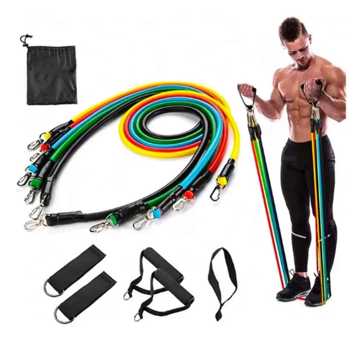 Kit Bandas Elasticas De Resistencia Gym - Imagen 1