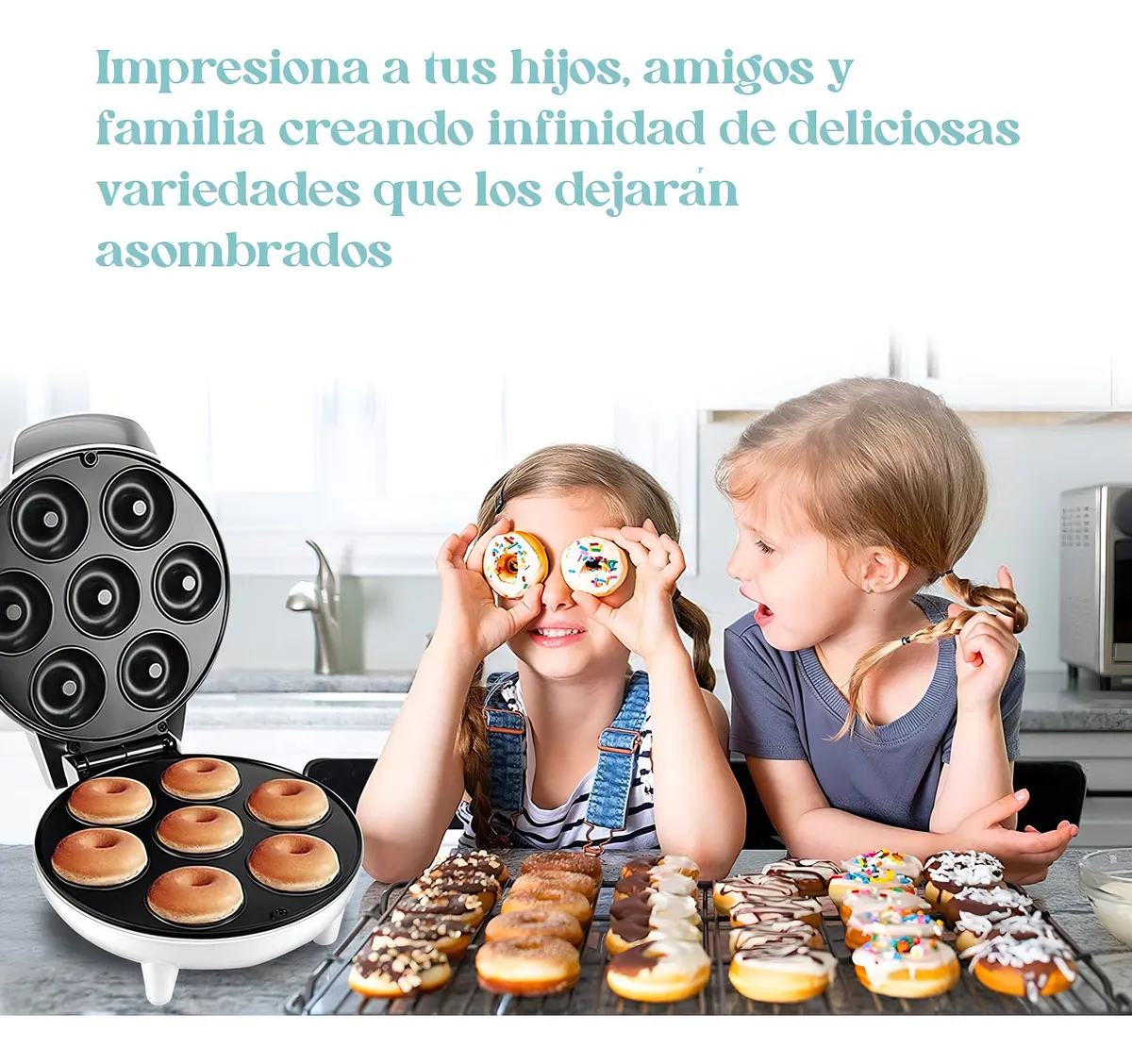 Maquina De Hgacer Donas 1200w - Imagen 4