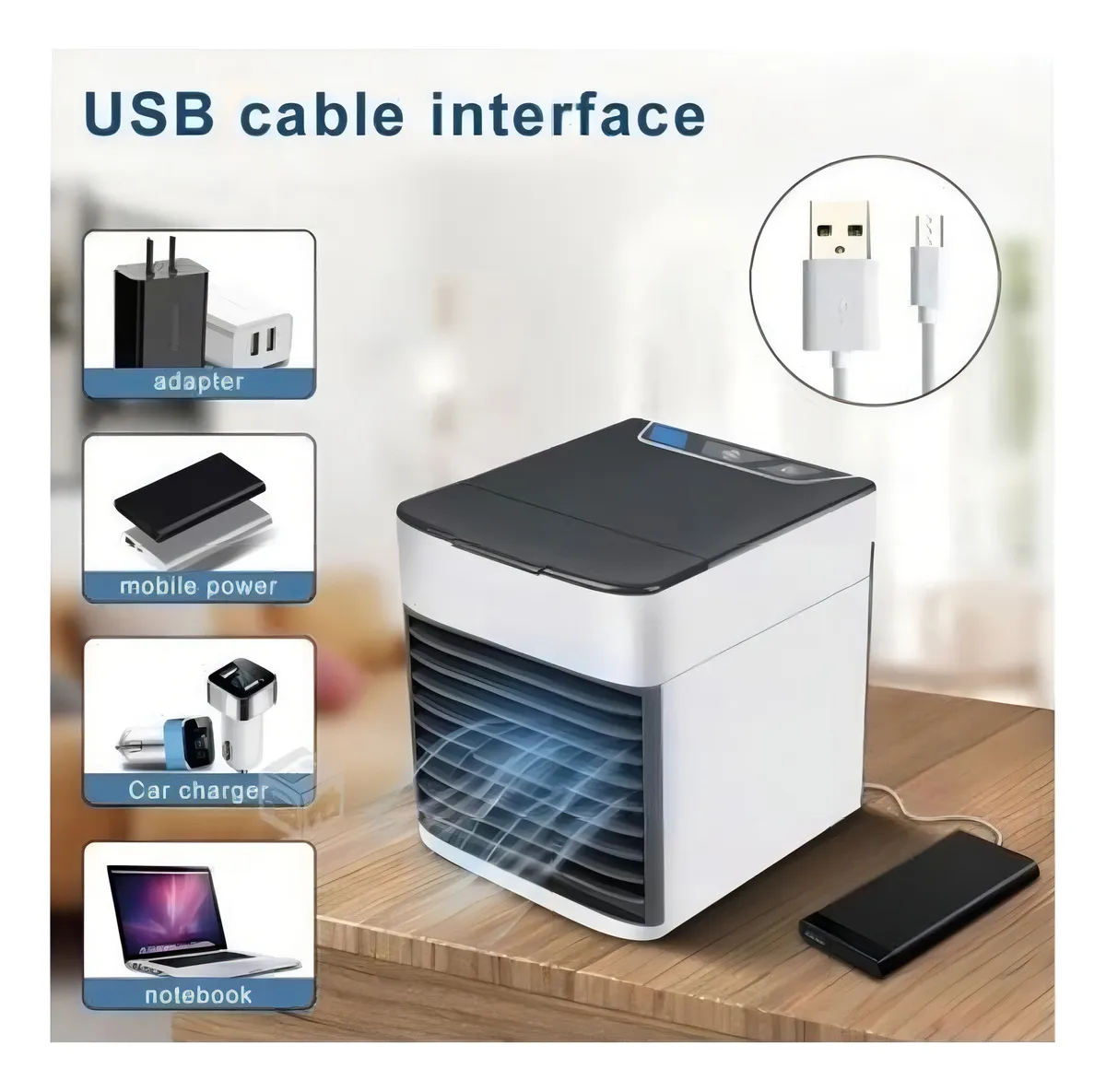 Mini Ventilador Aire Portátil Artic Air - Imagen 2