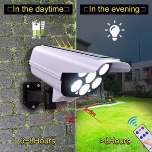 Pack X3 Foco Solar Tipo Cámara Sensor - Imagen 2