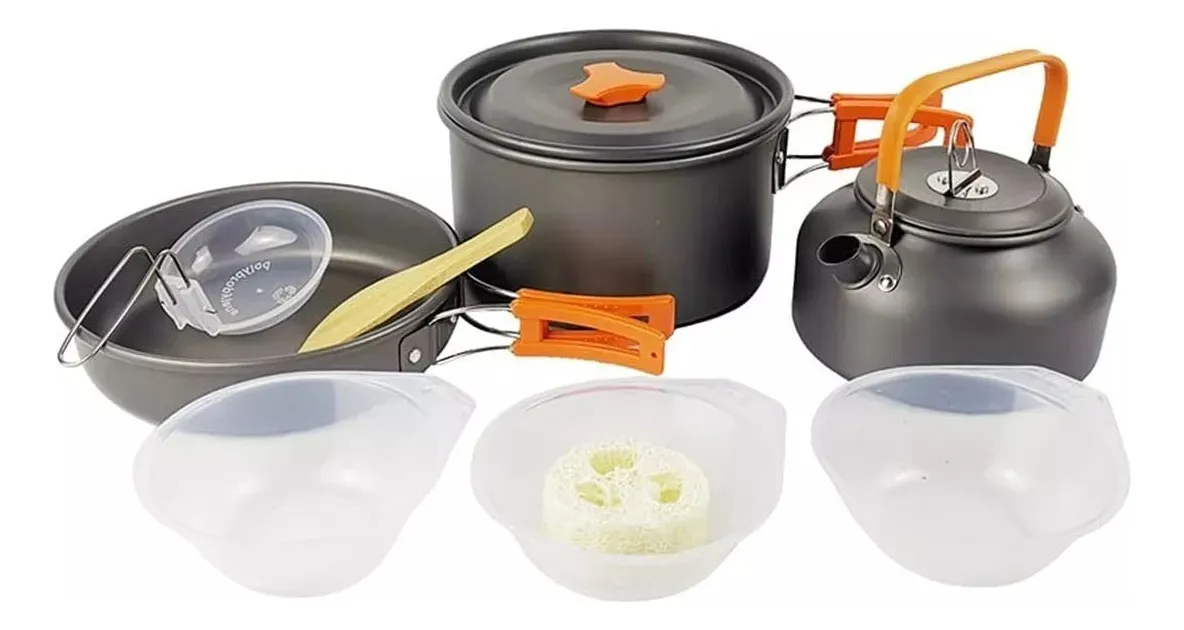 Set Ollas Outdoor Camping Cocinilla Uten - Imagen 3