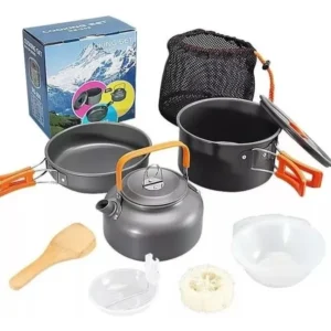 Set Ollas Outdoor Camping Cocinilla Uten