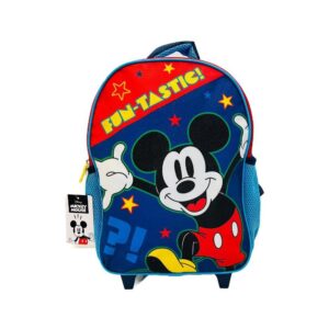 MOCHILA MICKEY FUNTASTIC CON RUEDAS 14''