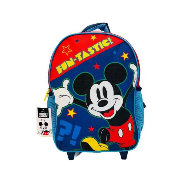 MOCHILA MICKEY FUNTASTIC CON RUEDAS 14''
