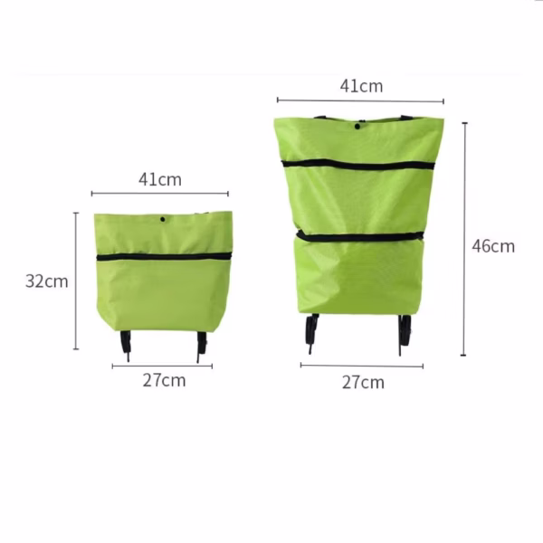 Bolso Plegable Con Ruedas 2 En 1