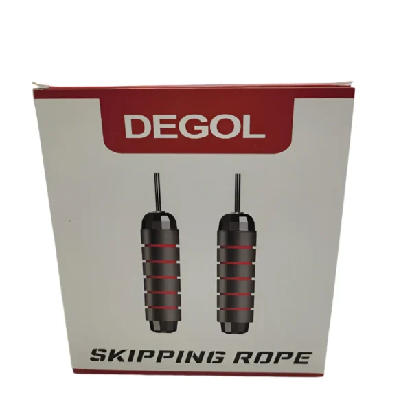 Cuerda Para Entrenamiento Degol Con Rodamientos Con Manillas Negro