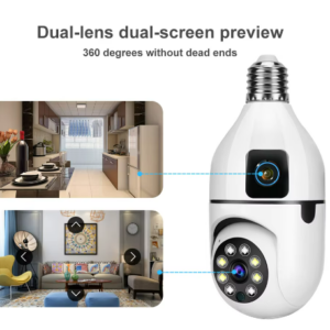 Camara Ip Doble Ampolleta - Imagen 3