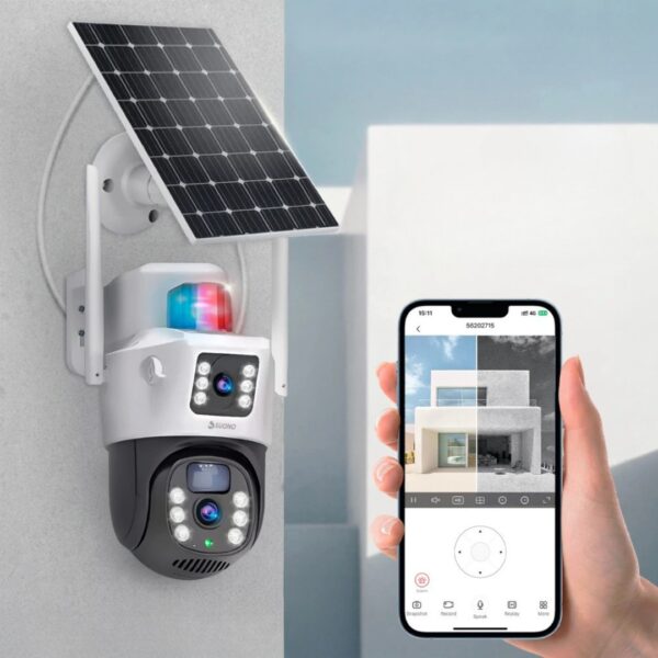 Camara Solar Mcasa 2k Doble Lente 360