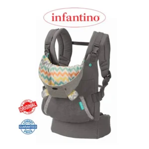 Porta Bebé Infantino Ergonómico Hoodie Carrier Grafito - Imagen 2