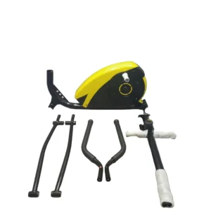 Bicicleta Elíptica Best Marte 9300 Negra con Amarilla - Imagen 5