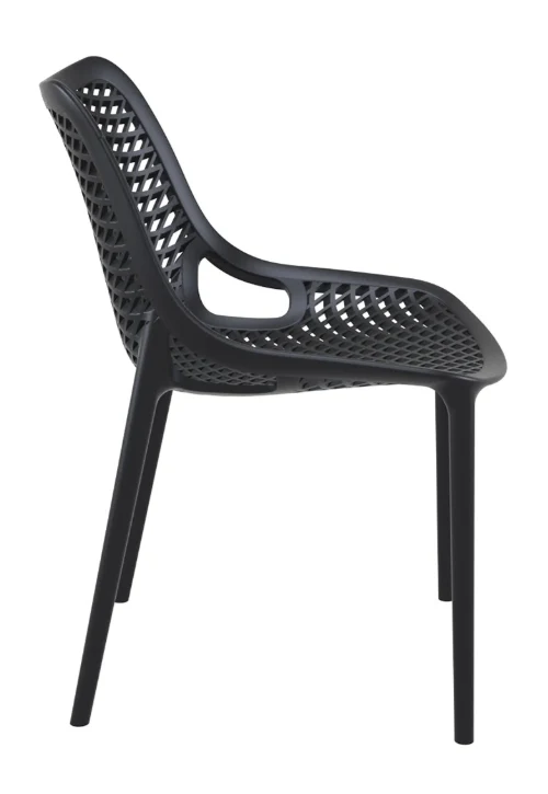Silla de Restaurant o Terraza Exterior Air Berlín - Negra