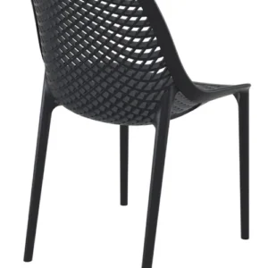 Silla de Restaurant o Terraza Exterior Air Berlín - Negra - Imagen 7