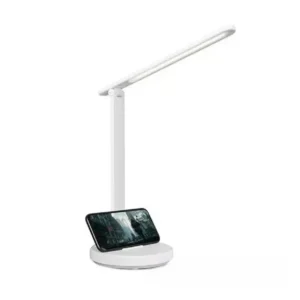 Lampara Led Táctil Y Recargable De Escritorio Sin Marca Q9 Blanco