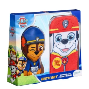 Set Shampoo 3en1 & Guante De Baño, Paw Patrol