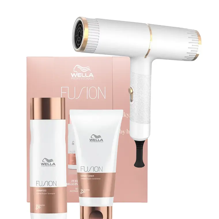 Pack Fusion Sha 250 ML + Acond 200 ML Oil Reflections + Secador de Cabello - Imagen 1