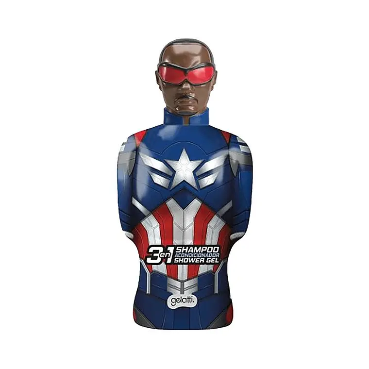 Shampoo 350 ML Avengers 3 en 1 - Capitán América - Imagen 1