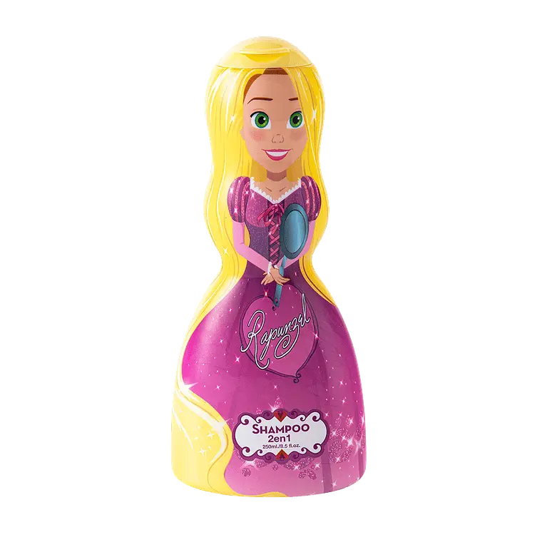 Shampoo Princesa Rapunzel 250ml 2 en 1 - Imagen 1