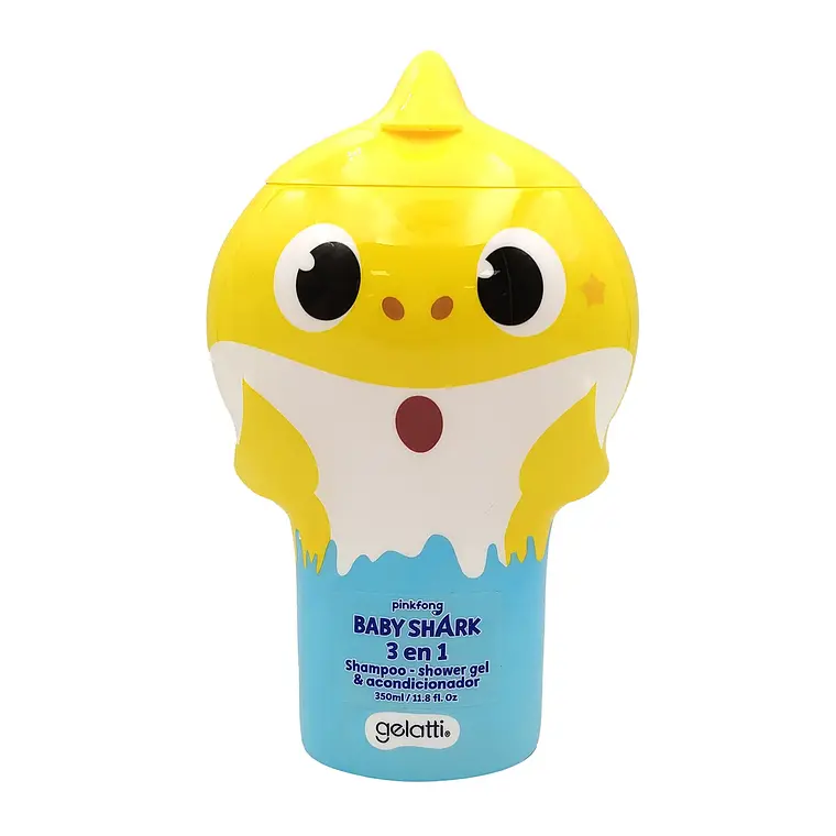 Shampoo Baby Shark 350ml 3 en 1 - Imagen 1