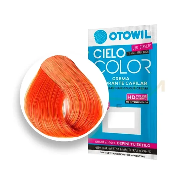 Sachet Tintura AMARILLO cielo color 47 grm sin amoniaco