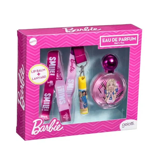 Set Labial + Perfume Barbie