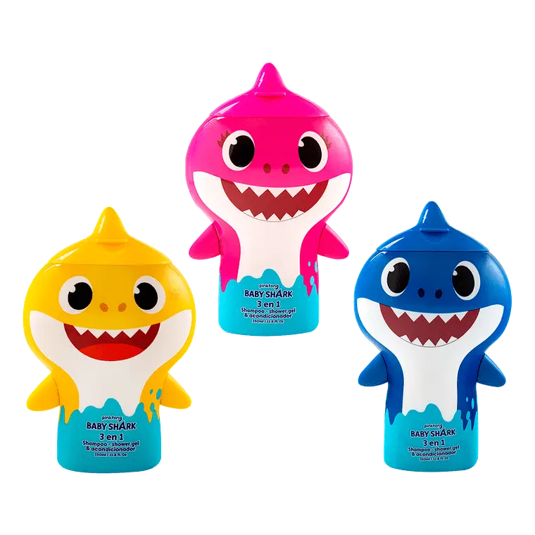 Shampoo Baby Shark 350ml 3 en 1 - Imagen 2