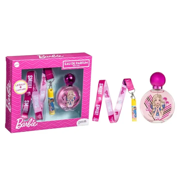Set Labial + Perfume Barbie