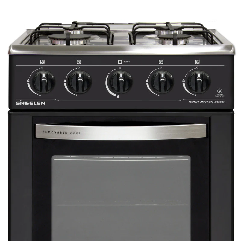 Cocina 4 Platos Sindelen CH-5050 Negra - Imagen 2