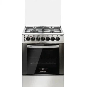 Cocina Hibrida 4 Quemadores SINDELEN CH-640NI, Color Negro