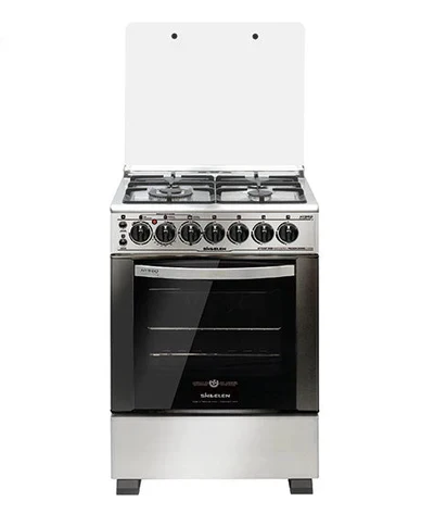 Cocina Hibrida 4 Quemadores SINDELEN CH-640NI, Color Negro