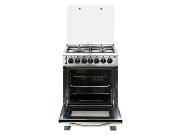 Cocina Hibrida 4 Quemadores SINDELEN CH-640NI, Color Negro
