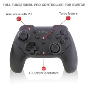 Core Controller Compatible Pc Nyko Switch Negro - Imagen 3