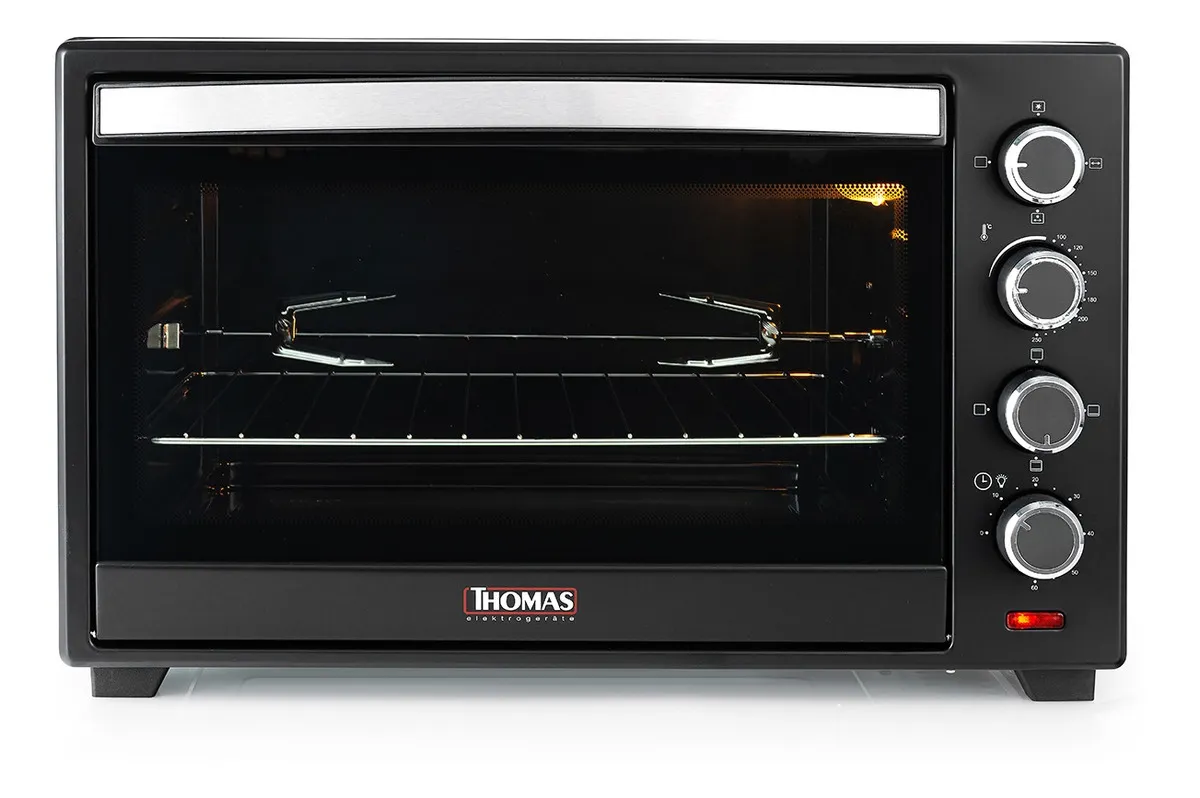 Horno Eléctrico Thomas Th-48n Negro 48 litros - Imagen 1