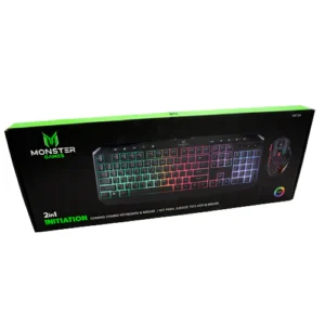 Kit Gamer Teclado + Mouse Monster Games 2 En 1 Initiation