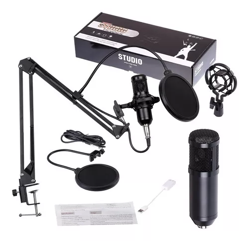 Microfono Condensador Oem Bm 800 Negro