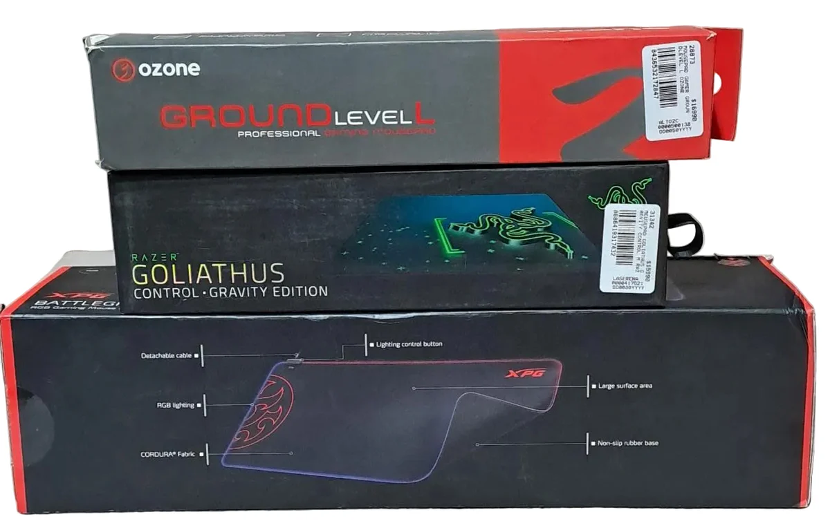 Pack de 5 mouse pad (1 xpg Xl , 2 razer m control y 2 ozone L) - Imagen 2