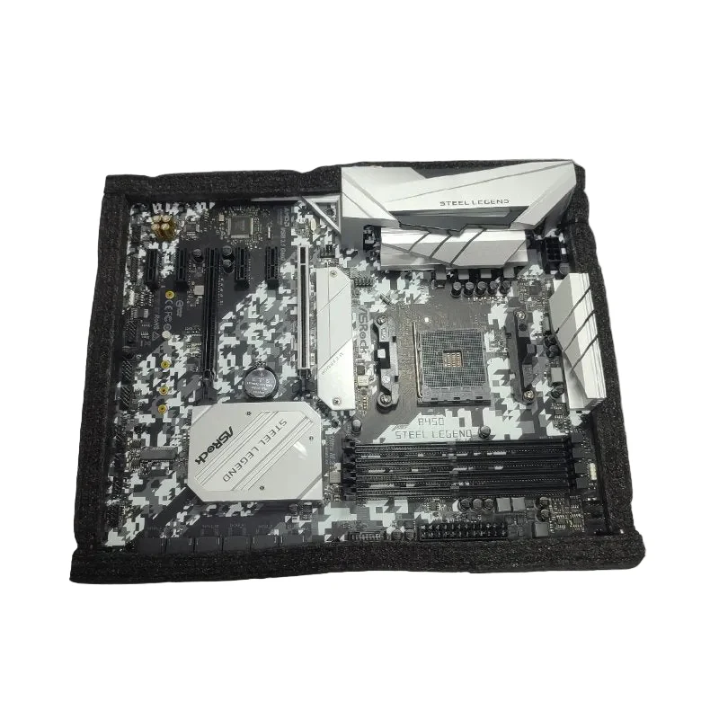 Placa Madre ASRock B450 Steel Legend Black - Imagen 2