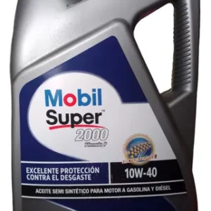 Aceite de Motor Mobil 2000 X1 10W-40 Semi Sintético – 4 Litros