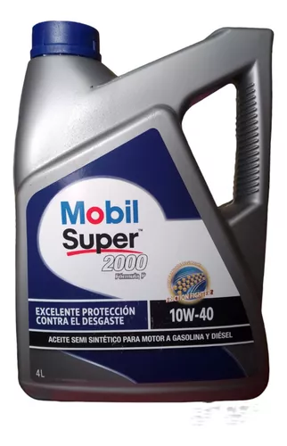 Aceite de Motor Mobil 2000 X1 10W-40 Semi Sintético – 4 Litros