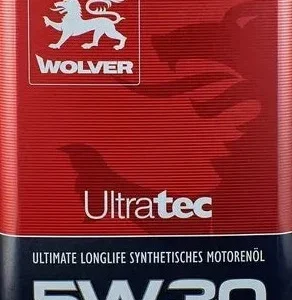 Aceite Wolver Ultratec 5W-30 Sintético – 4 Litros