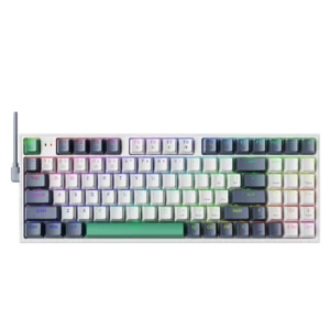 Teclado Gamer Mecánico Machenike K500 Blanco