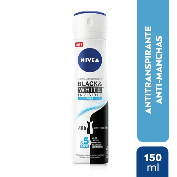 Desodorante Spray Invisible Black & White