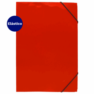 carpeta con elastico estandar oficio 41 a 80 hojas rojas fultons