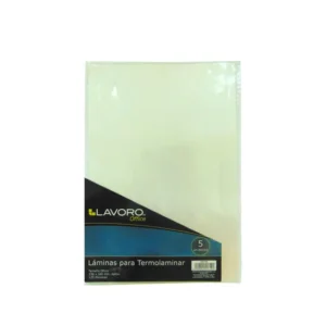 lamina para termolaminar 228 x 340mm oficio 5 unidades lavoro