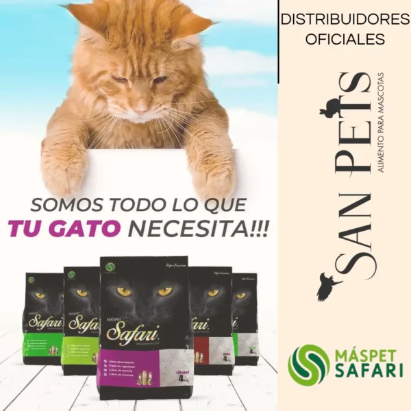Arena sanitaria Safari aglutinante 6x4K